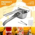 Manual Juicer Stainless Steel Manual Squeezer Efficient Fruits Extractor paweo