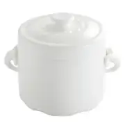 Custard Cups with Lids Tiny Ceramic Stew Pot Soup Small Snacks Bowl