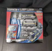 TOMICA TOMY MECHLINER HYPER RESCUE SWAT POLICE RESCUE TRAIN SET MOTORIZED NEW