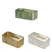 Tissue Box with Spring Gold-edged Box Roll Paper Universal Tissue Box