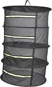 Toddmomy Herb Drying Net Plant Drying Mesh Collapsible Rack Quick Dry for Indoors Outdoors