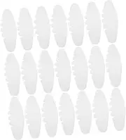 KITANDOVE 50pcs Cardboard Hat Holder Dome Hats Shower Cap Organizer Hats Shaping Hats Flat Baseball Cap Bumpers Baseball Cap Adjustable Hats Hard Hat Display Rack Hats Cap Brim Inserts White