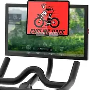 Doubleplus Tablet Holder Compatible with Peloton Bike & Plus & Tread & Row, Holder for iPad, Tablet Stand Compatible with Myx Fitness Bike, Mount for Kindle and eReader, Accessories for Home Gym