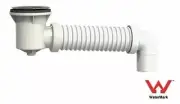 ART PLASTICS BOUNTY BATHROOM BATH BEND POP DOWN WITH CONNECTOR CHROME 21831.01