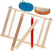 Diy Knitting Machine Large Size Wooden Loom Boys and Girls Weaving Toy Craft Kit Wool Loom Toy Random Color
