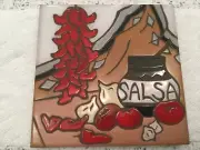 Mag More Studios Handpainted Ceramic Tile southwest Mexican Art Coaster Trivet