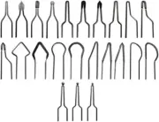 23Pcs Pyrography Wire Tips,Tips for Pyrography Machine, Wood Burning Tips,Portab