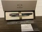 PARKER 5th IM PREMIUM GUNMETAL CHISEL CT #5dc40d