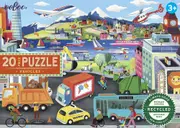 eeBoo - Vehicles Puzzle 20pc