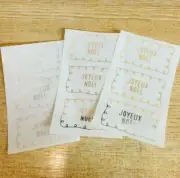 Joyeux Noel French Christmas Stickers Gold, Silver, Rose gold on Clear Labels