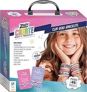 Hinkler Zap! Create Clay Bead Bracelets Activity Case - Craft Unique Bracelets with 3200+ Beads
