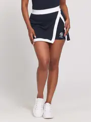 GUESS Eco Blue Harper Mini Skirt Size: Large, Spandex