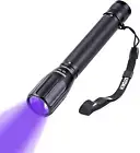 UV Torch 405Nm UV Light Ultraviolet LED Torch for Blacklight UV Flashlight Detec