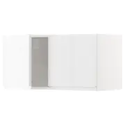 METOD wall cabinet with 2 doors, white/Voxtorp high-gloss/white, 80x37x40 cm