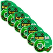 Scotch Magic Tape [Invisible Matte Finish]: 3/4 in. x 500 in. [6-sets]
