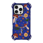 iPhone 16 Pro Bounce Case MagSafe Compatible Red Mushroom Pattern by Blooming Lau