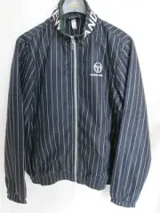 NWT $409 Men's SERGIO TACCHINI Blue ANDREA CREWS Zip Up Track Jacket Size L