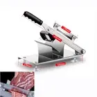 Stainless Steel Manual Frozen Meat Slicer Beef Mutton Slicing Cutting Machine
