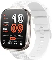 AK Silicone Band Compatible with Amazfit Bip 6 / Bip 5 Watch Band, Amazfit GTR 4 Bands, 22mm Soft Replacement Sport Strap for Amazfit Bip 6 / Bip 5 / GTR 4 Women Men