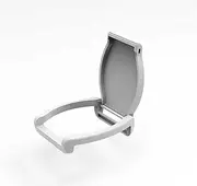 LZYDD Webcam Privacy Shutter Protects Lens Cap Hood Cover for Logitech StreamCam, Live Streaming Webcam (White)
