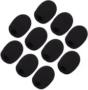 10 Pcs 30x20x8MM Mini Microphone Headset Windscreen Sponge Foam Mic Cover AU