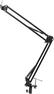 CANIGHT Cantilever Bracket Camera for Computer Desktop Stand Computer Camera Desktop Camera Desktop Computer Stand Projector Stand Brackets Camera Mount Metal Webcam Clamp Copper Black
