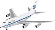 Pre-Built Model Aircraft 14CM 1/400 Scale Finished Aircraft Die-cast Model for Pan Am B747SP N529PA Airplane Replica for Aviation Fans Miniature Airplane Model