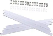 ULTECHNOVO Led Strip Diffuser Channel 8 Piece U-Shaped Aluminum Housing for Led Lights