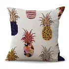 pineapple tropical fruits cushion cover decorating living room