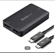 Dockteck Thunderbolt 3 to Dual HDMI 2.0 Display Adapter – 4 K @ 60Hz HDMI