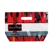 Resealable Medium Deli Bag 500/Ctn BBQ Chicken Hot Carry Food