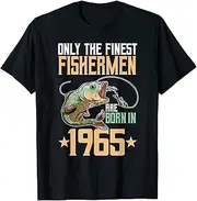 [keoStore] Only The Finest Fishermen are Born in 1965 Fishing Bday ds2276 T-Shirt
