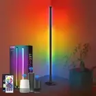 LED Corner Floor Lamp, 160Cm Mood Light RGB Color Changing Mood Dimmable/Music S