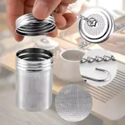 2Pcs Tea Infuser Strainers with Drip Tray 304 Stainless Steel Tea Crta