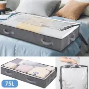 Foldable Under Bed Bags Thick Breathable Underbed Clothes Storage OW