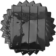 COSMEVIVI Historical Stamp Collection Book PVC Double-Sided Stamp Album for Collectors 10 Sheets 9 Hole Standard Roll Stamps Dispenser Display and Preservation