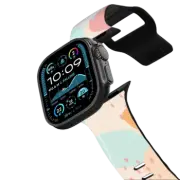 Apple Watch Ultra, Ultra 2 (49mm) Impact Band abstract pastel geometric shapes