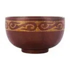 Mongolian Wooden Bowl Soup Salad Rice Noodle Bowls Ethnic Natural Wood1861