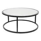 Cafe Lighting & Living Serene Nesting Coffee Tables (Black) - Small/Large