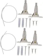Milisten 2Sets Furniture Anchors for Proofing Durable Tip Kit for Bookcases Dressers Cabinets Strong Furniture Straps to Secure Heavy