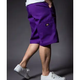 【Dickies】42283 短工作褲 紫色 亮藍色 零碼出清