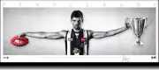 AFL SCOTT PENDLEBURY MINI WINGS COLLINGWOOD MAGPIES FC PRINT swan sidebottom