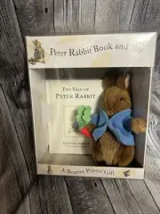 The Tale of Peter Rabbit By Beatrix Potter Plush Toy Book Set Classic Gift New