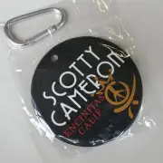 SCOTTY CAMERON GOLD PEACE SURFER BAG TAG / PUTTING DISC