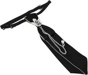 [FOMIYES] Men's Clip Ties Pre-tied Neckties for Formal Occasion Double-eagle Charm