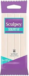 SCULPEY Polyform S308 010 III- 227g/8oz- TRANSCUCENT Polymer Clay Accessory