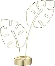 CLISPEED Monstera Photo Clip Stand Stylish Desktop Memo Holder for Wedding Graduation Showers Events Creative Leaf Design for Photos Business Cards Notes