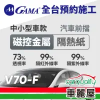 在飛比找momo購物網優惠-【GAMA 翠光】防窺抗UV隔熱紙 磁控金屬系列 前擋 GA