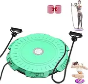 Massage Waist Twisting Board with Pull Rope, Waist Twisting for Belly Fat, Exercise TwistingBoards with 2 Tension Ropes for Male and Female Core Training