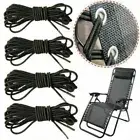 4X Ropes Elastic Cord For Recliner Chairs Zero Gravity Garden Sun Lounger Chair